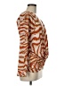 Saks Fifth Avenue 100% Polyester Orange Kimono Size 8 - photo 4