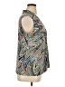 Jones Studio Blue Sleeveless Blouse Size 1X - photo 4