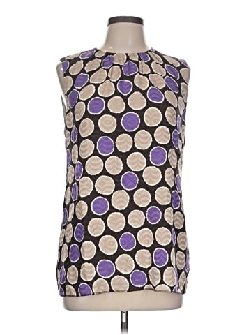 Tory Burch Sleeveless Silk Top (view 1)