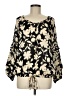 Fred David 100% Polyester Black Long Sleeve Blouse Size M - photo 1
