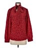 Draper James 100% Polyester Hearts Red Long Sleeve Blouse Size S - photo 1