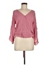 Moa Moa Pink Long Sleeve Blouse Size M - photo 1