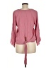 Moa Moa Pink Long Sleeve Blouse Size M - photo 2
