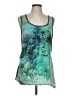 Karen Millen Teal Tank Top Size 10 - photo 1