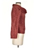 About Us 100% Polyester Tweed Red Turtleneck Sweater Size S - photo 4