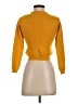 Pull&Bear Yellow Pullover Sweater Size S - photo 2