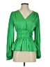 Glam Green 3/4 Sleeve Blouse Size S - photo 1