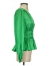 Glam Green 3/4 Sleeve Blouse Size S - photo 4
