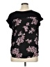 Rewind Black Short Sleeve Blouse Size XL - photo 2