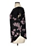 Rewind Black Short Sleeve Blouse Size XL - photo 5