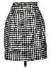J.Crew Factory Store Checkered-gingham Silver Formal Skirt Size XS - photo 2