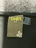 Taylor 100% Polyester Solid Black Cocktail Dress Size 12 - photo 7