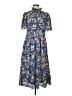 Julia Jordan 100% Polyester Paisley Blue Casual Dress Size 8 - photo 1