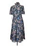 Julia Jordan 100% Polyester Paisley Blue Casual Dress Size 8 - photo 2
