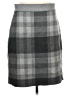 Escada Sport Plaid Gray Wool Skirt Size EU 40 / US 10 - photo 1