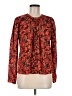 Sundry 100% Cotton Red Long Sleeve Blouse Size Med (2) - photo 1