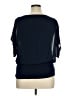 Joseph A. 100% Polyester Blue Short Sleeve Top Size XL - photo 2
