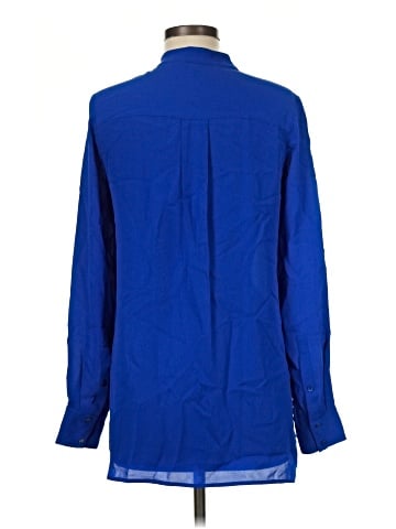 Vince. Long Sleeve Silk Top (view 2)