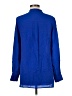 Vince. 100% Silk Blue Long Sleeve Silk Top Size 8 - photo 2