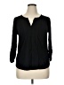 Cable & Gauge Black 3/4 Sleeve Blouse Size XL - photo 1