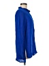 Vince. 100% Silk Blue Long Sleeve Silk Top Size 8 - photo 4