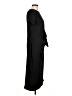 Renee C. Solid Black Casual Dress Size L - photo 4