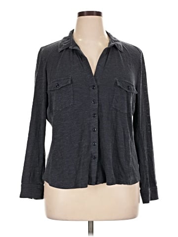 Caslon Long Sleeve Button-Down Shirt (view 1)
