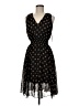 Enfocus 100% Polyester Polka Dots Black Cocktail Dress Size 8 - photo 1