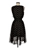 Enfocus 100% Polyester Polka Dots Black Cocktail Dress Size 8 - photo 2