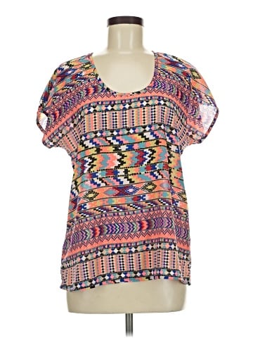 Fun & Flirt Short Sleeve Blouse (view 1)