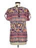 Fun & Flirt 100% Polyester Pink Short Sleeve Blouse Size M - photo 2
