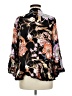 Knox Rose 100% Rayon Black Kimono Size M - photo 2