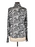 Boston Proper Animal Print Ivory Long Sleeve Blouse Size 8 - photo 2
