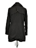 Cole Haan 100% Polyester Black Trenchcoat Size XL - photo 2