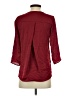 Timing Burgundy 3/4 Sleeve Blouse Size S - photo 2