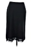 Les Copains Solid Black Formal Skirt Size EU (IT) 40 / US 4 - photo 2