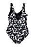 Hurley Floral Black One Piece Swimsuit Size XS - photo 2