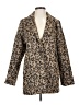 Ellison 100% Polyester Animal Print Brown Coat Size S - photo 1