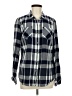 Ruff Hewn Plaid Gray Long Sleeve Button-Down Shirt Size M - photo 1
