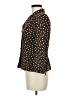 Le Suit 100% Polyester Polka Dots Brown Jacket Size 8 Petite - photo 5