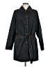 Dennis by Dennis Basso 100% Polyester Black Trenchcoat Size M - photo 1