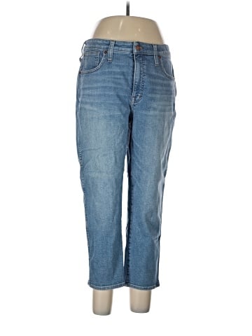 Madewell Petite Curvy Stovepipe Jeans in Euclid Wash (view 1)