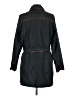 Dennis by Dennis Basso 100% Polyester Black Trenchcoat Size M - photo 2