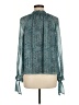 Rebecca Taylor Teal Long Sleeve Blouse Size 6 - photo 2