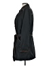 Dennis by Dennis Basso 100% Polyester Black Trenchcoat Size M - photo 5