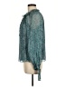 Rebecca Taylor Teal Long Sleeve Blouse Size 6 - photo 5