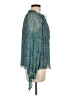 Rebecca Taylor Teal Long Sleeve Blouse Size 6 - photo 4