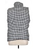 Lands' End 100% Polyester Houndstooth Black Gray Vest Size XL - photo 2