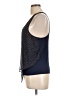 Ambiance Apparel 100% Polyester Blue Sleeveless Top Size L - photo 5