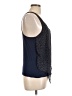 Ambiance Apparel 100% Polyester Blue Sleeveless Top Size L - photo 4